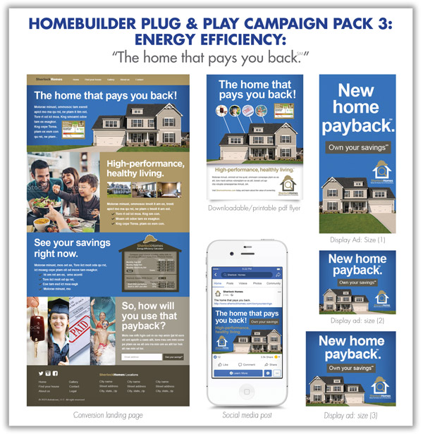 Homebuilder Plug & Play Campaign Packs Energy Efficiency
