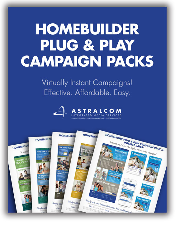 Homebuilder Plug & Play Campaign Packs promo