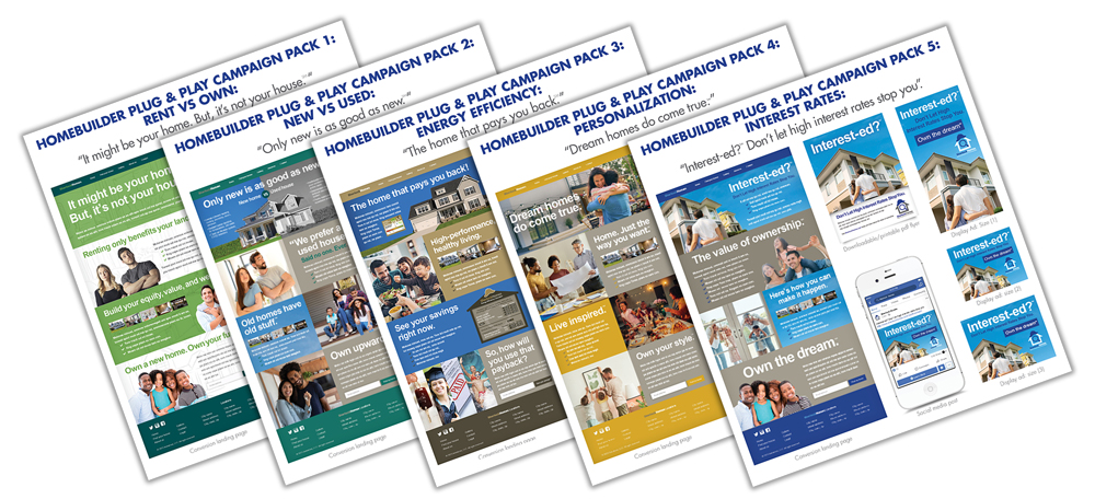 Homebuilder Plug & Play Campaign Packs example